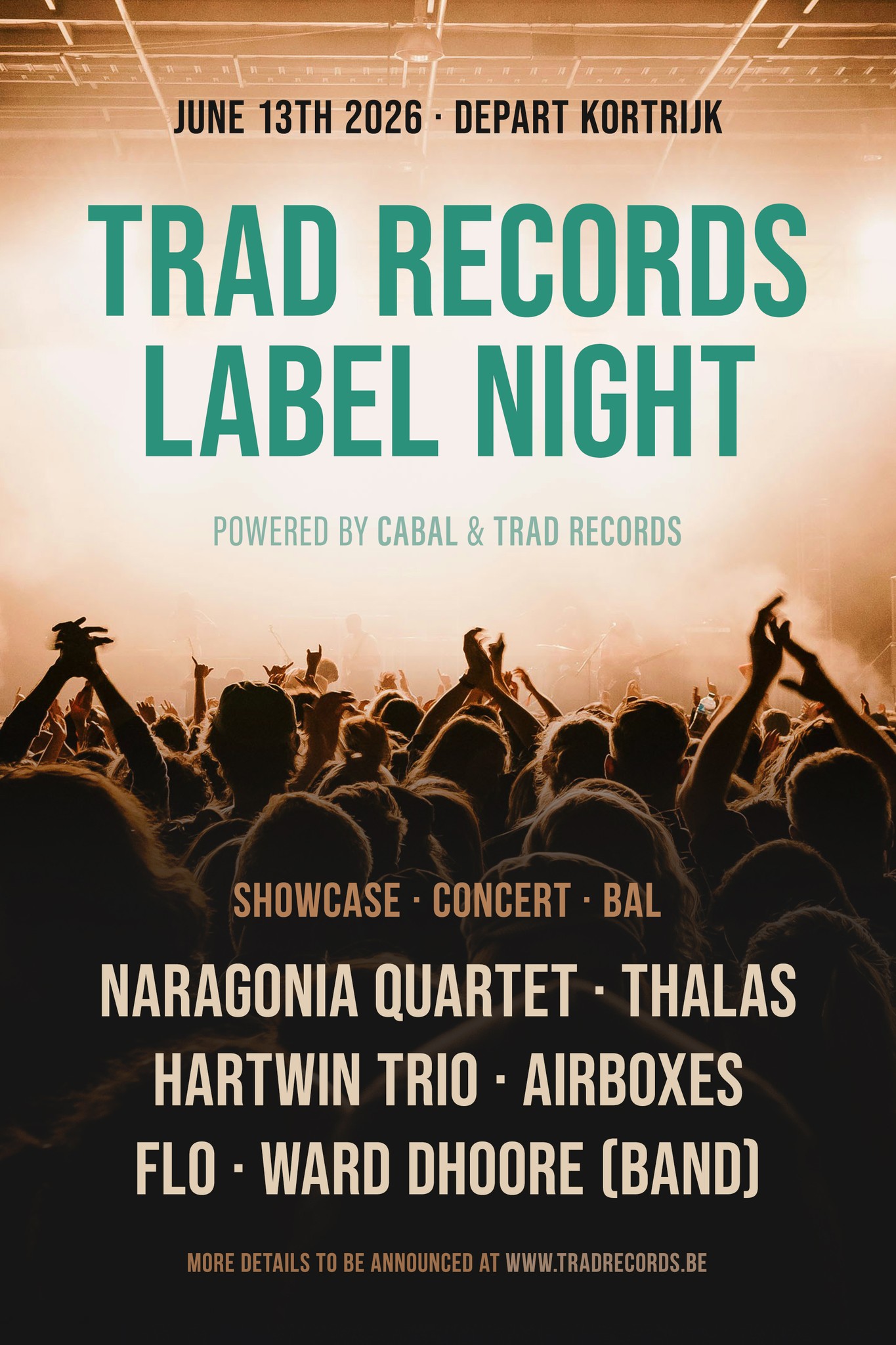 Poster of Trad Records Label Night